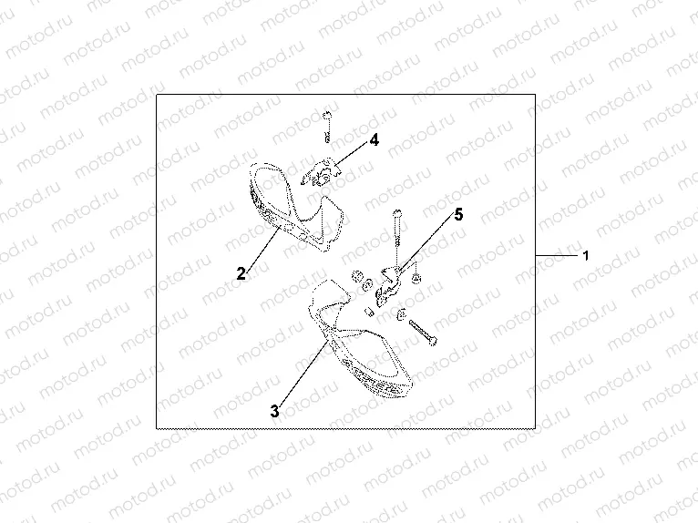 08P-70-01 KNUCKLE GUARD SET