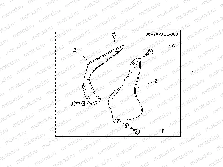 08P-70-01 KNUCKLE VISOR