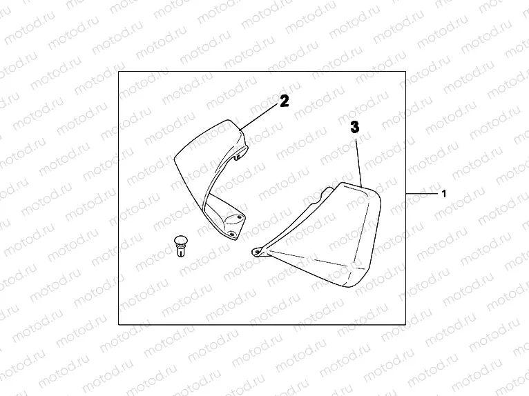 08P-70-01 KNUCKLE VISOR SET
