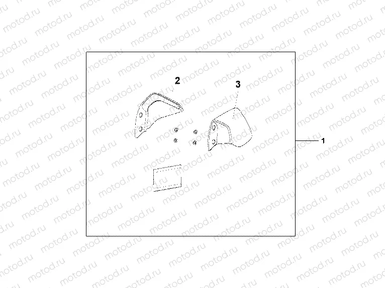 08P-72-01 KNUCKLE DEFLECTOR SET