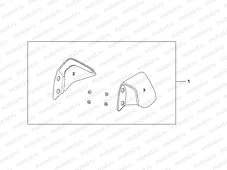 08P-72-01 KNUCKLE VISOR
