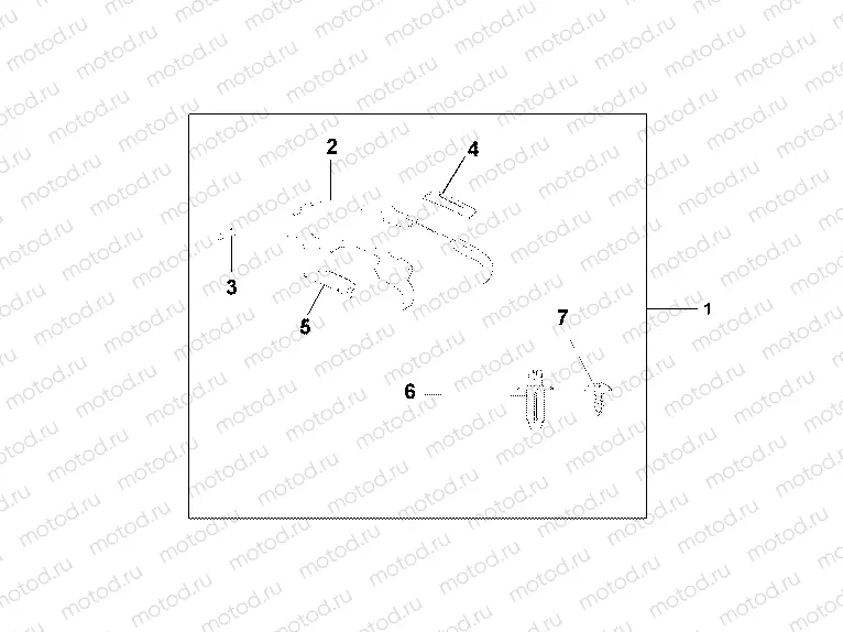 08P-73-01 FAIRING DEFLECTOR