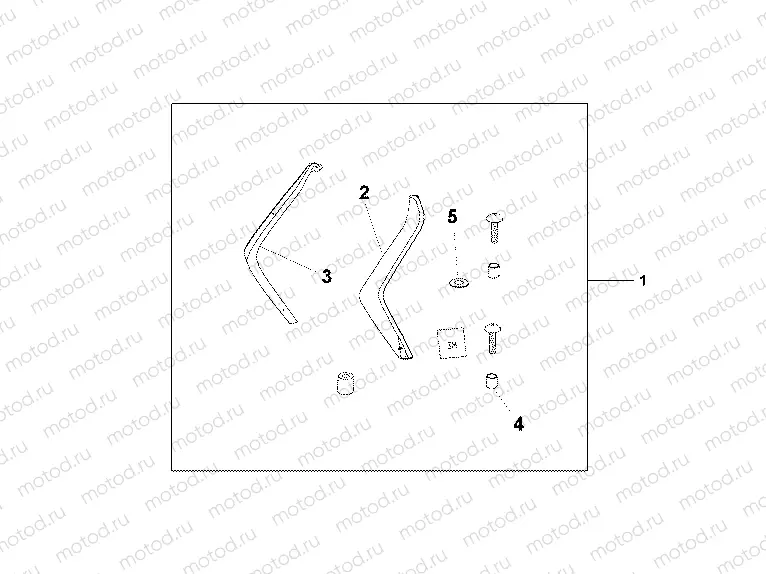 08P-73-01 LEG DEFLECTOR SET