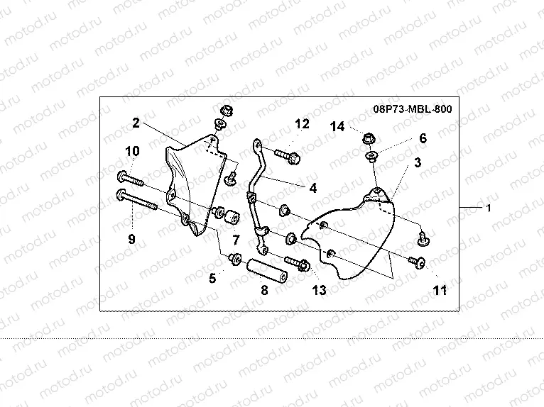 08P-73-01 WIND LOWER SHIELD
