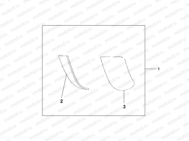 08P-76-01 PANNIER SCUFF PAD SET