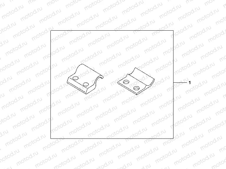 08P-83-01 FR BRAKE LIN * RED *