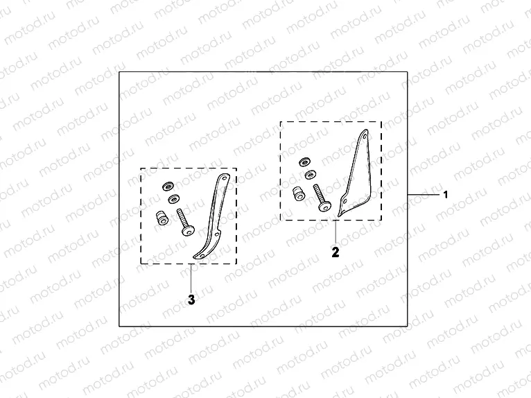 08R-70-01 KIT, LEG DEFLECTOR
