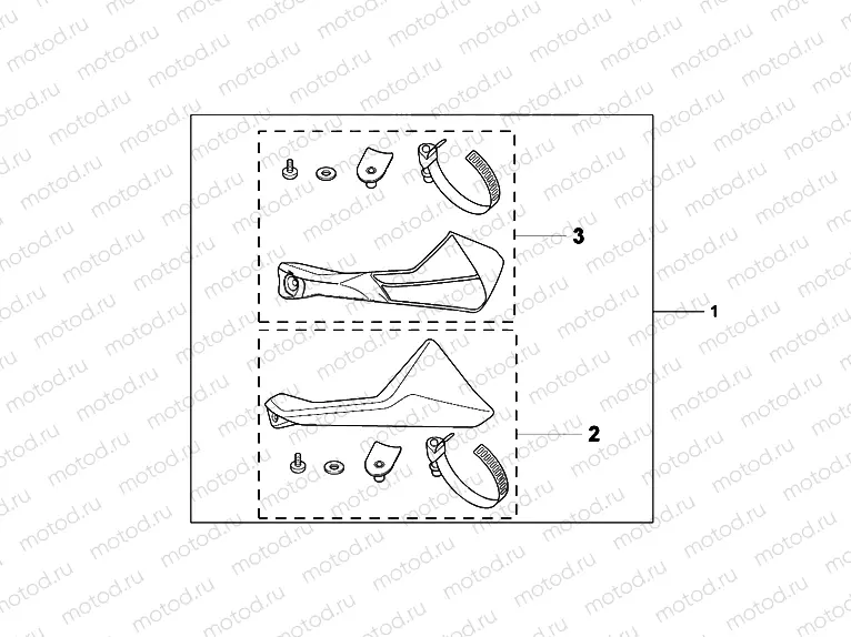 08R-70-01 KIT, LEG DEFLECTOR