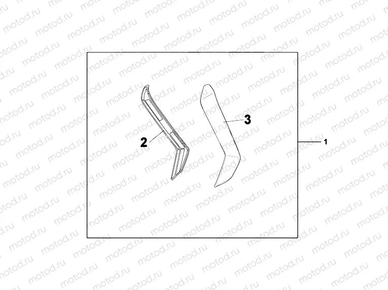 08R-70-01 SIDE DEFLECTOR KIT