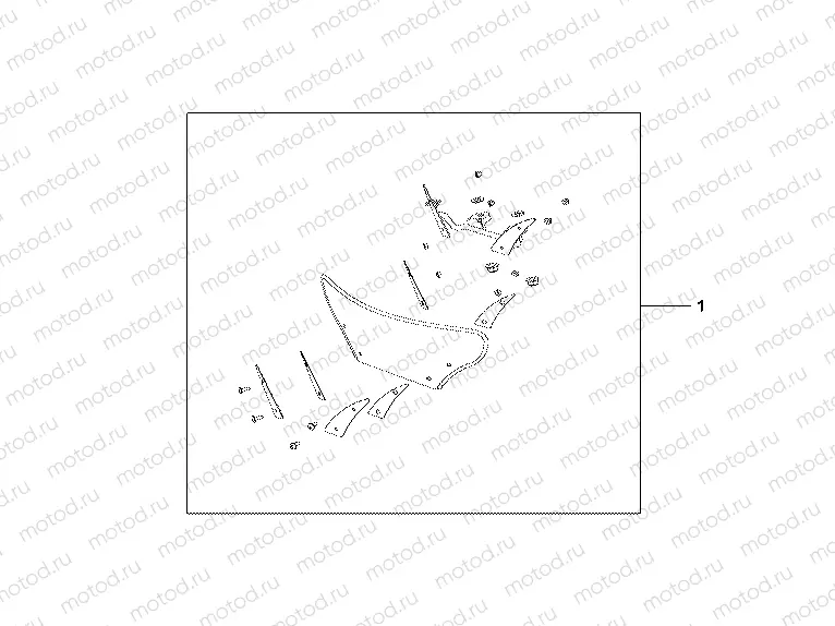 08R-80-01 BOULEVARD WINDSCREEN