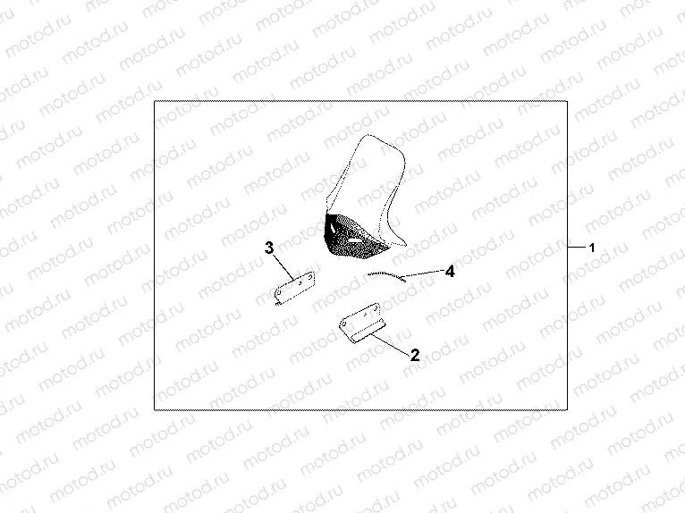 08R-80-01 HIGH GRADE WINDSHIELD