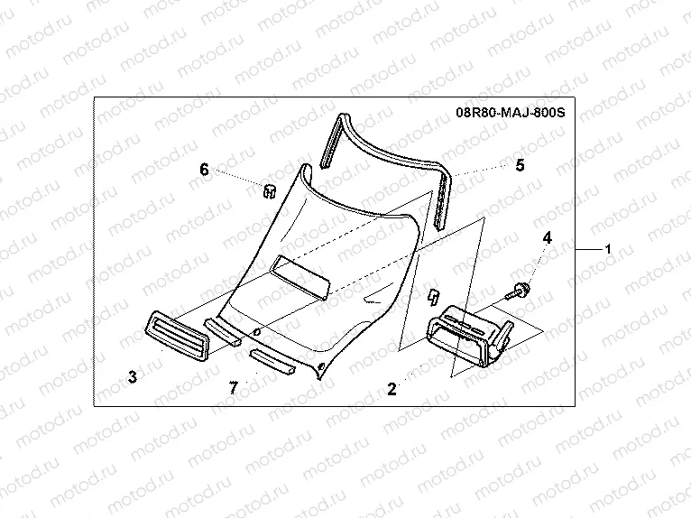 08R-80-01 WIND SHIELD KIT