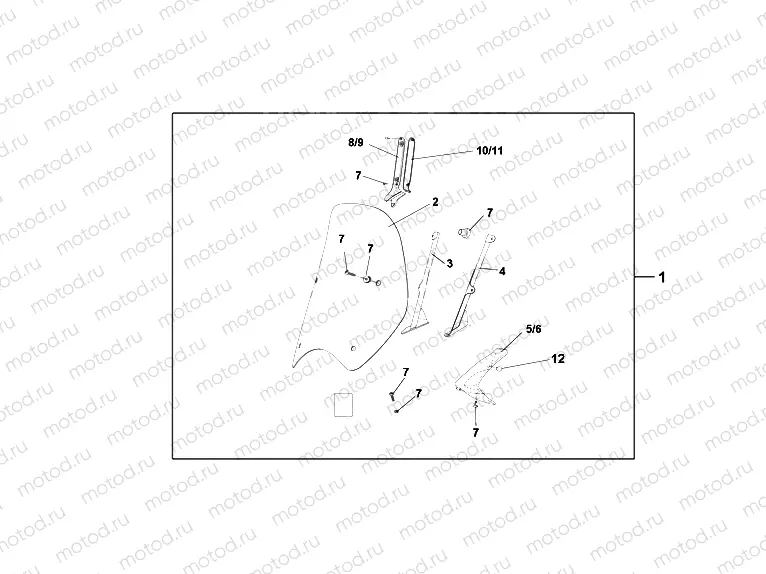 08R-80-01 WINDSHIELD