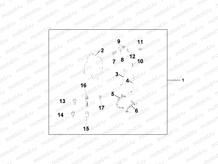 08R-80-01 WINDSHIELD