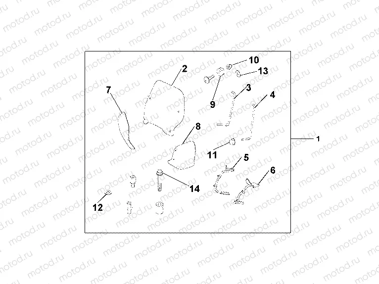 08R-80-01 WINDSHIELD