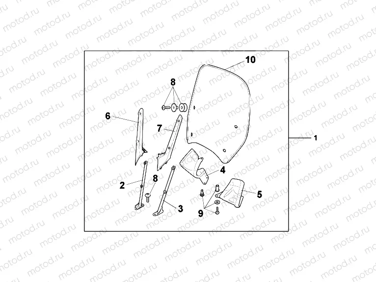 08R-80-01 WINDSHIELD