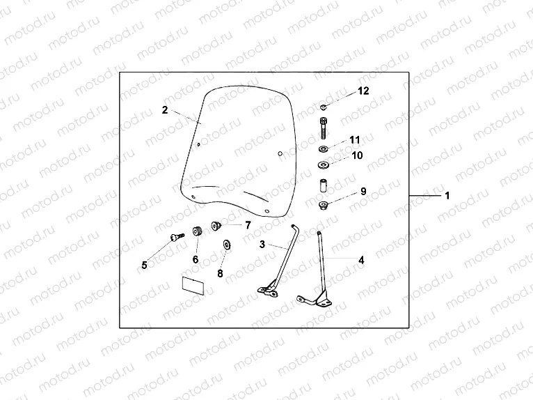 08R-80-01 WINDSHIELD