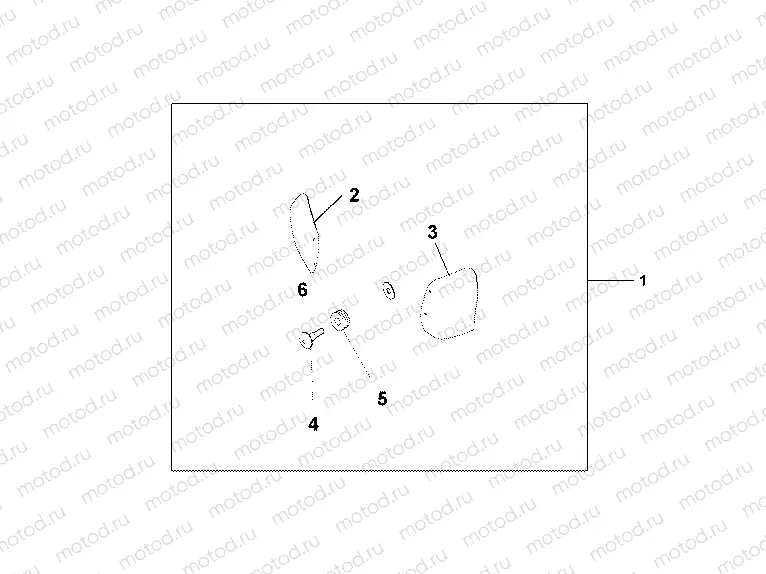 08R-80-02 KNUCKLE VISOR