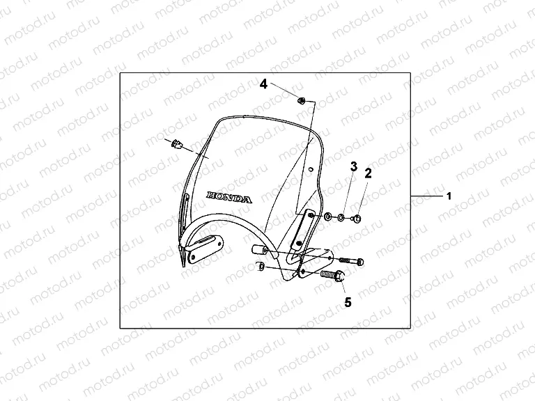 08R-80-02 METER VISOR