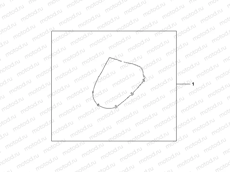 08R-80-02 SPORT / TOURING WINDSCREEN