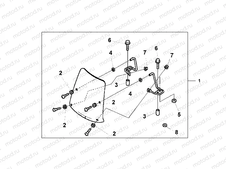 08R-80-02 WINDSHIELD