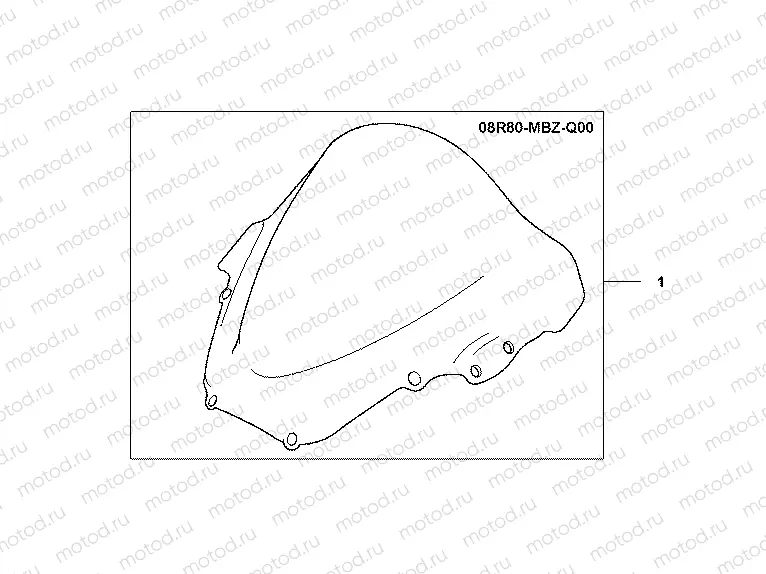 08R-80-03 HIGHWIND SCREEN
