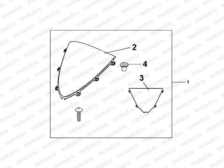 08R-80-06 HIGH WIND SCREEN (