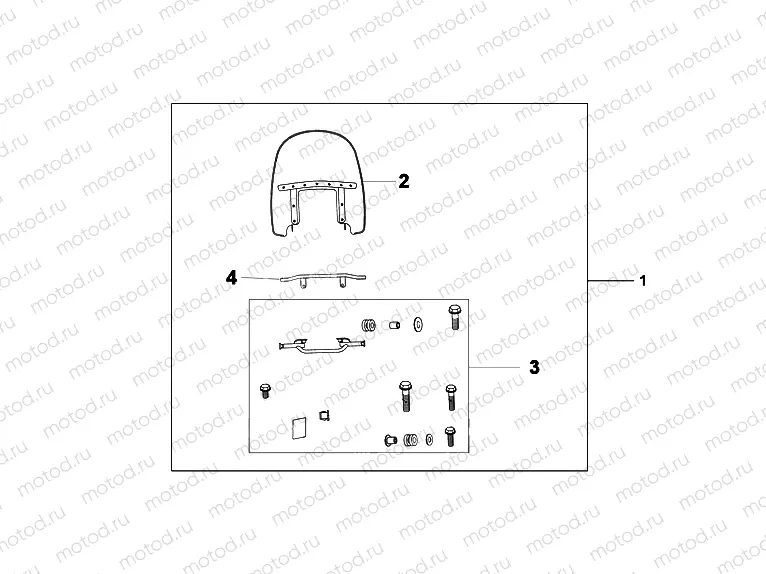 08R-80-10 CUSTOM WINDSHIELD