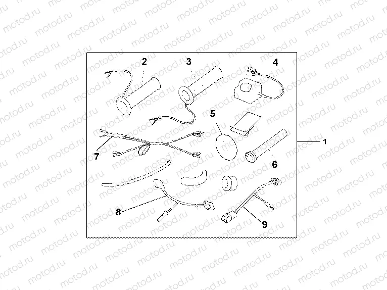 08T-50-01 GRIP HEATER KIT CN2