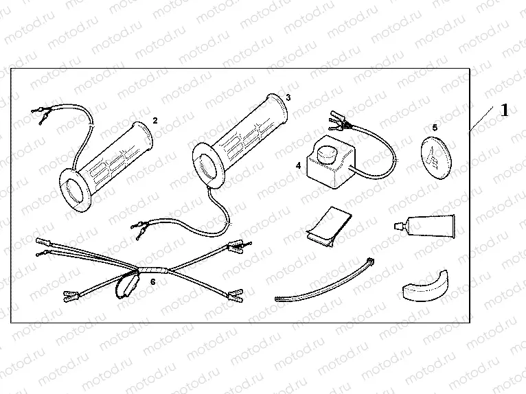 08T-50-01 GRIP HEATER SS / ON-OF