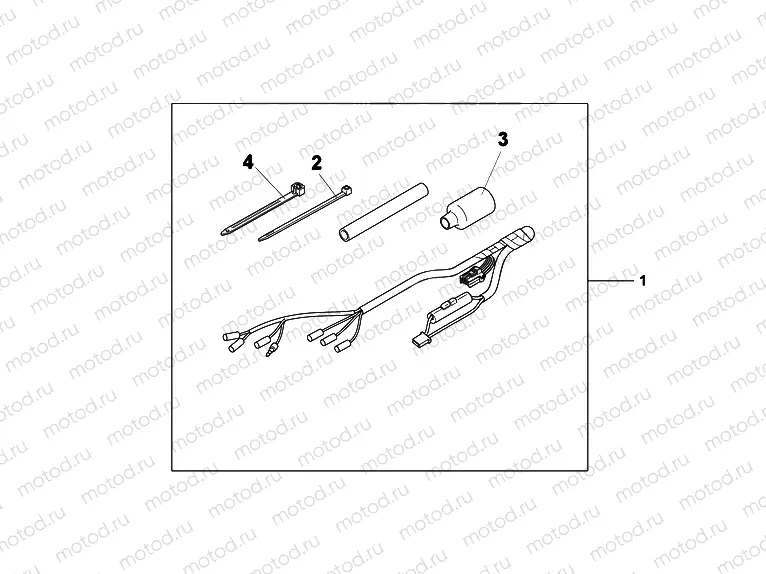 08T-70-01 HEATED GRIP ATT KIT