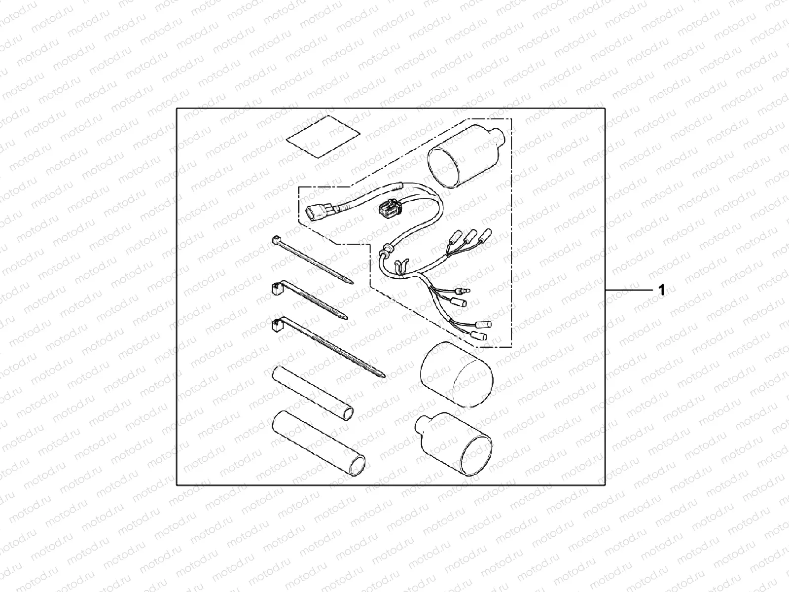 08T-70-03 KIT, GRIP HEATER A