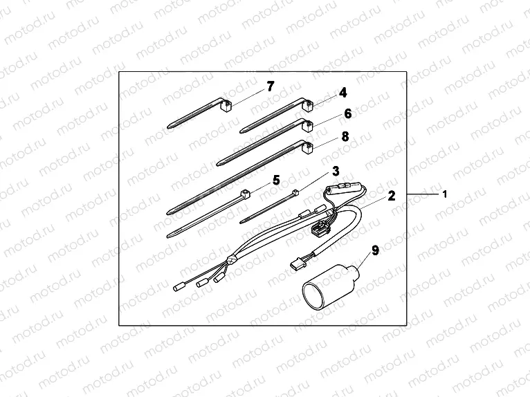 08T-71-01 KIT, GRIP HEATER A