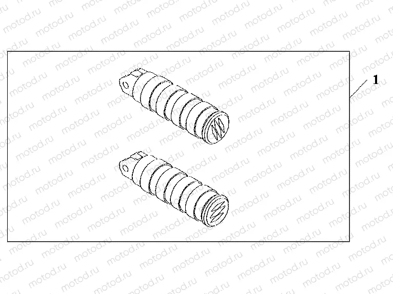 08U-69-01 RIDER FOOT PEG R&L