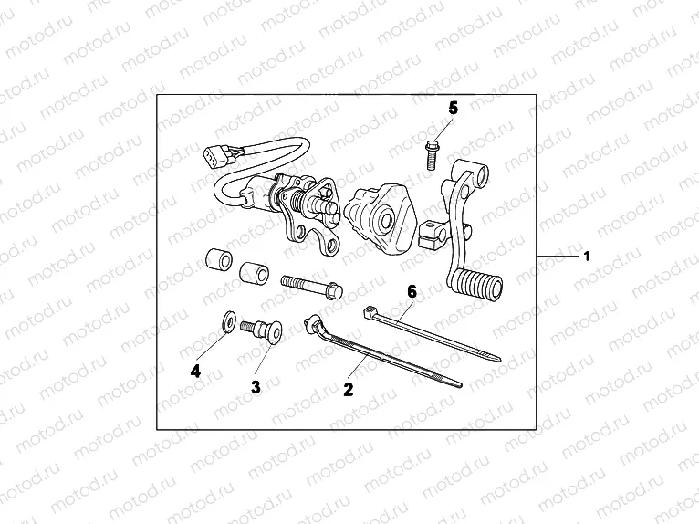 08U-70-01 KIT, DCT PEDAL SHI