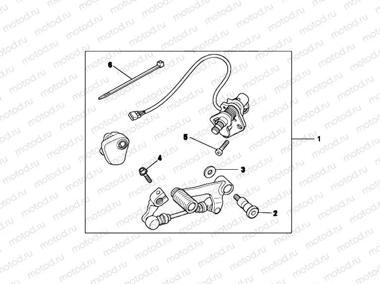 08U-70-01 KIT, DCT PEDALSHIF