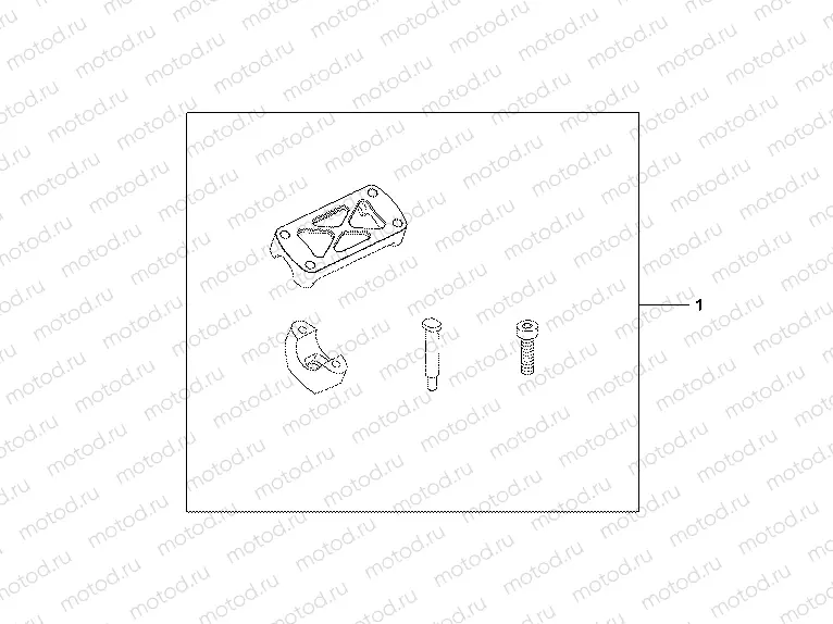 08U-72-01 HANDLEBAR HOLDER UPPER / LOWER