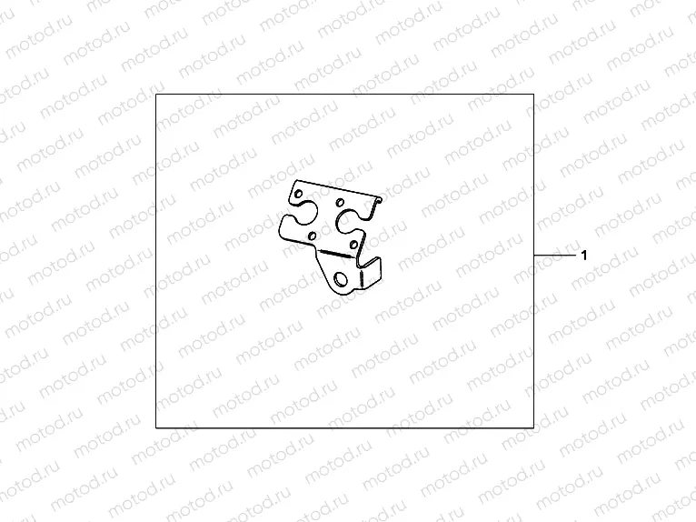 08V-31-01 DOUBLE SWITCH BRACKET