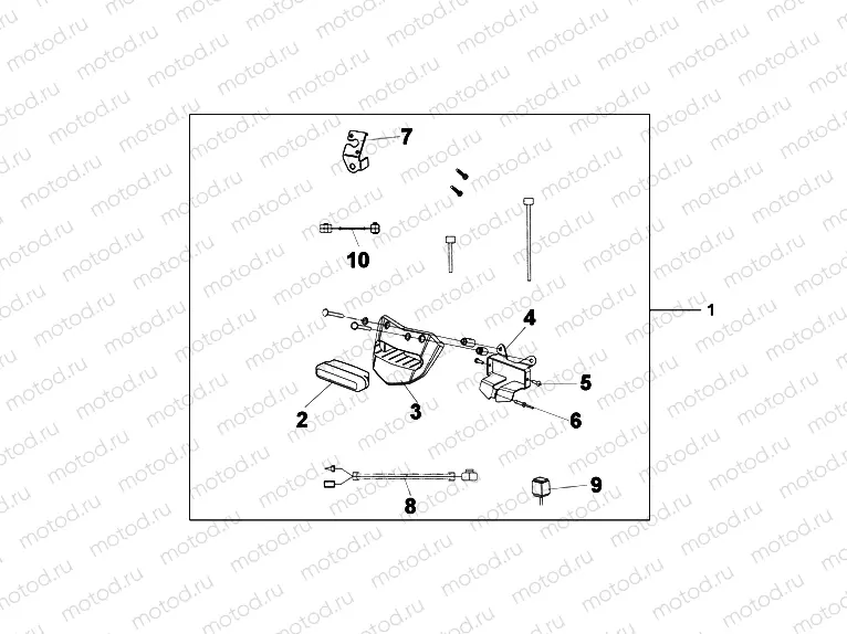 08V-35-01 REAR FOG LIGHT