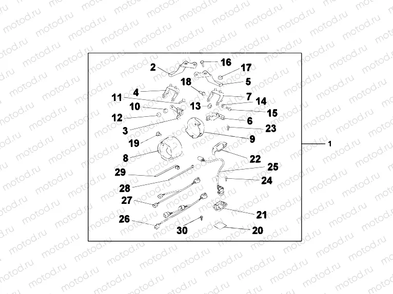 08V-70-01 KIT, FR FOG ATT