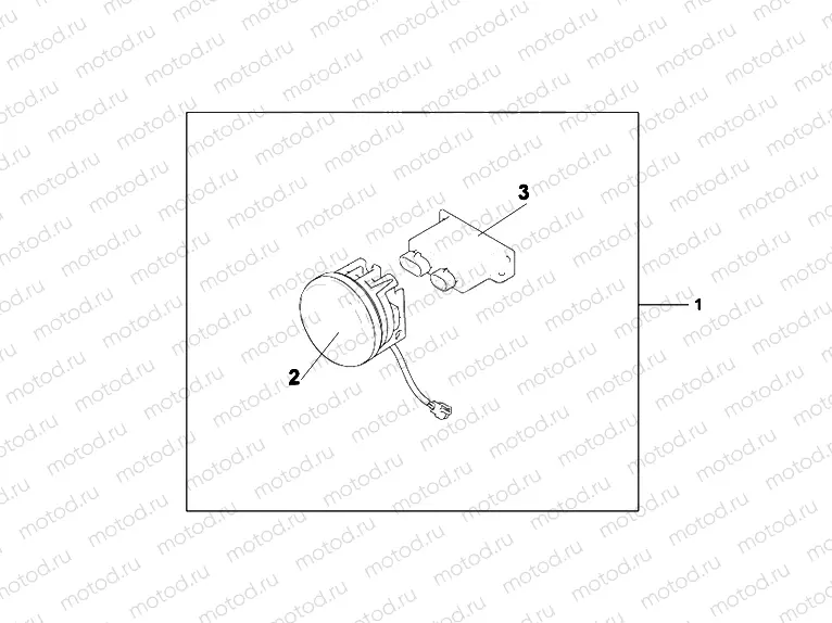 08V-72-01 KIT, FR LED FOG LA