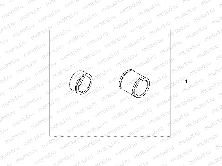 08W-45-01 FRONT WHEEL COLLAR RH / LH