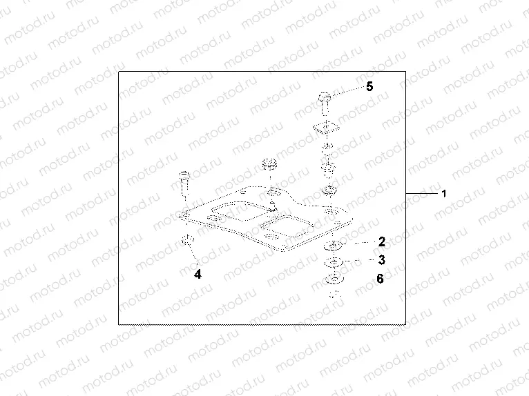 08Z-51-01 REAR CARRIER BRACKET