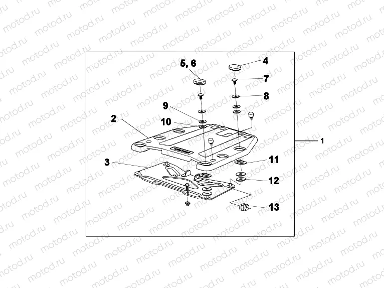 08Z-51-05 TOP BOX BRACKET