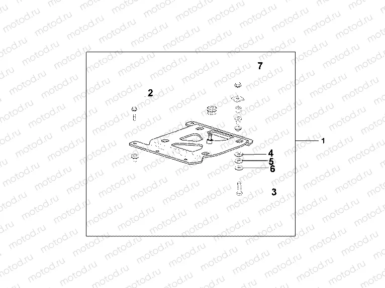 08Z-51-05 TOP BOX SUB CARRIER 35L