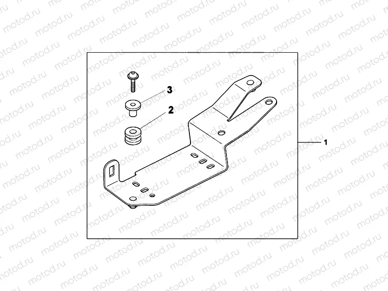 08Z-73-01 ALARM & FOG LAMP DRIVER BRACKET KIT