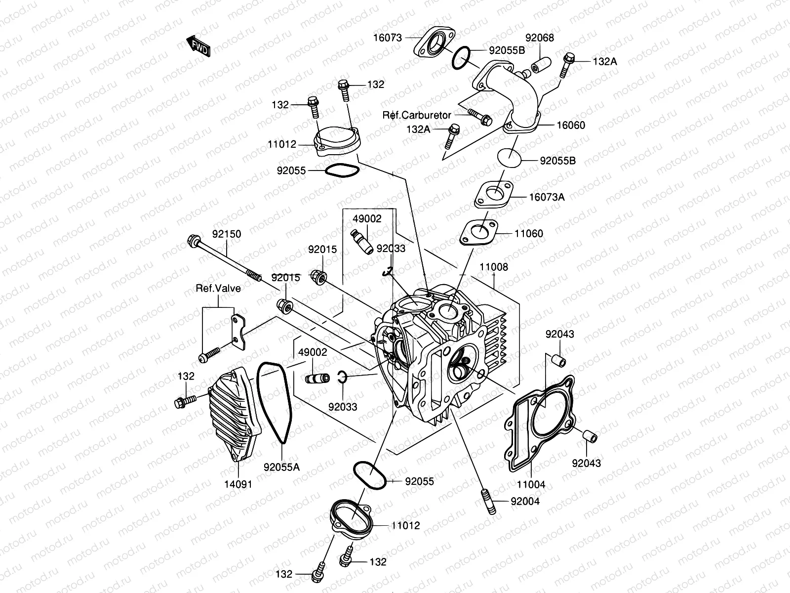 1 - CYLINDER HEAD