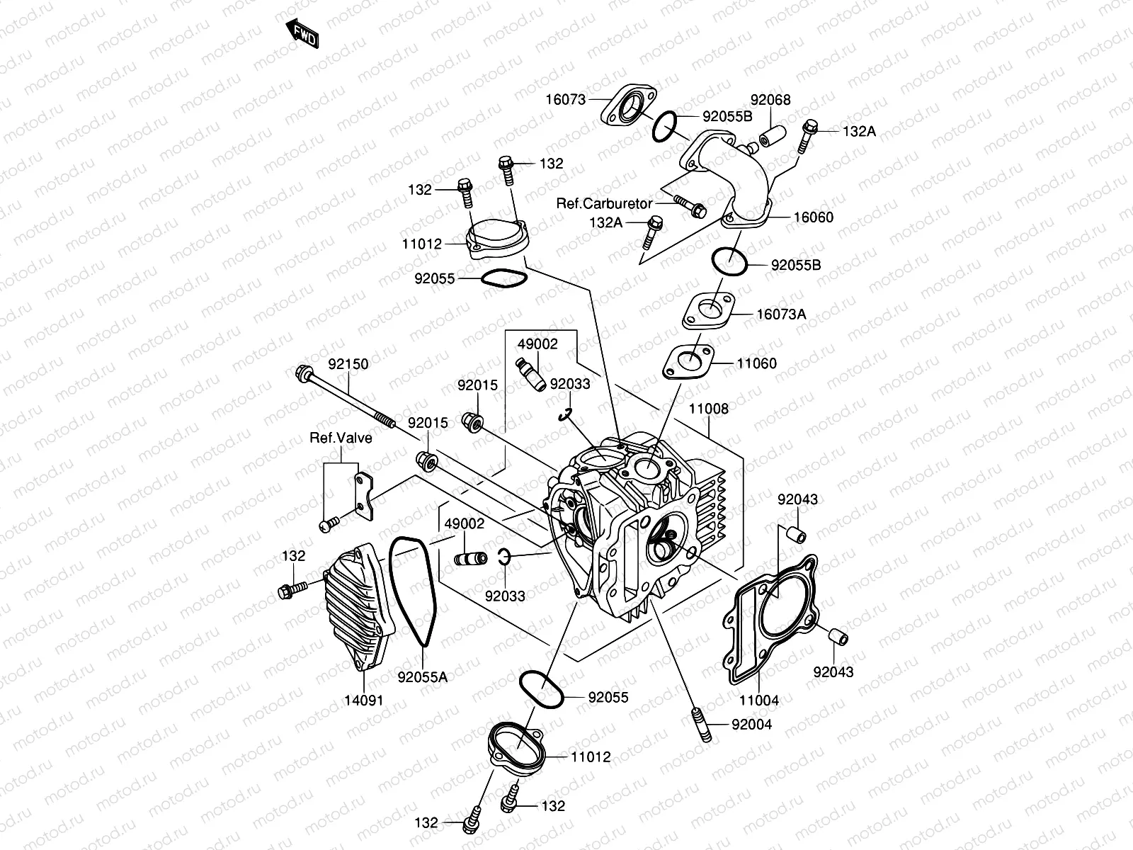 1 - CYLINDER HEAD