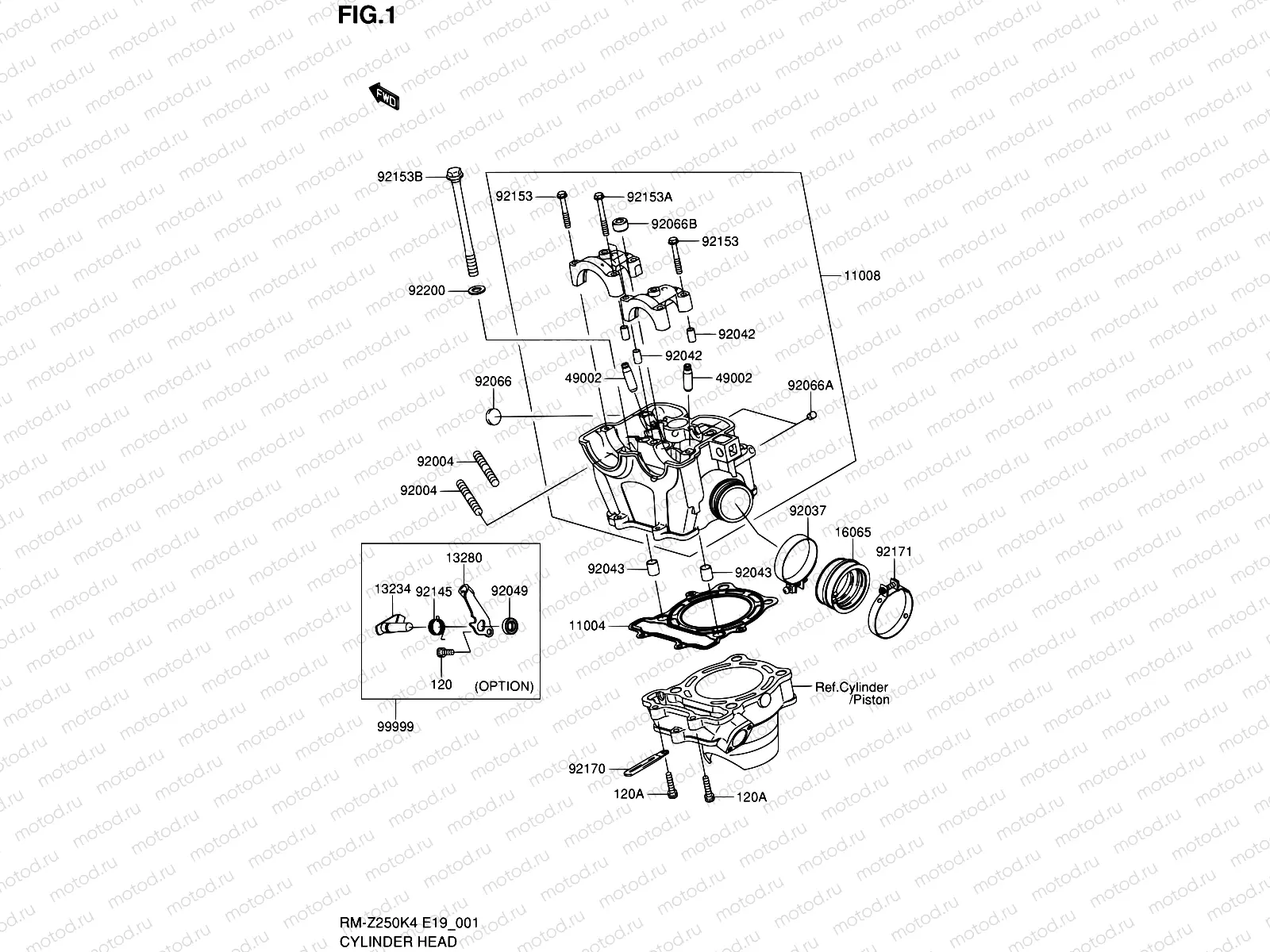 1 - CYLINDER HEAD