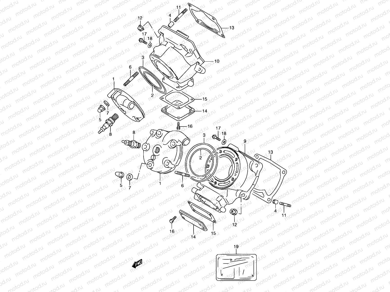 1 - CYLINDER HEAD